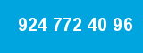 924 772 40 96 924 772 40 96